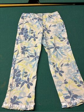 Tribal Women’s Blue Floral Print Casual Jeans